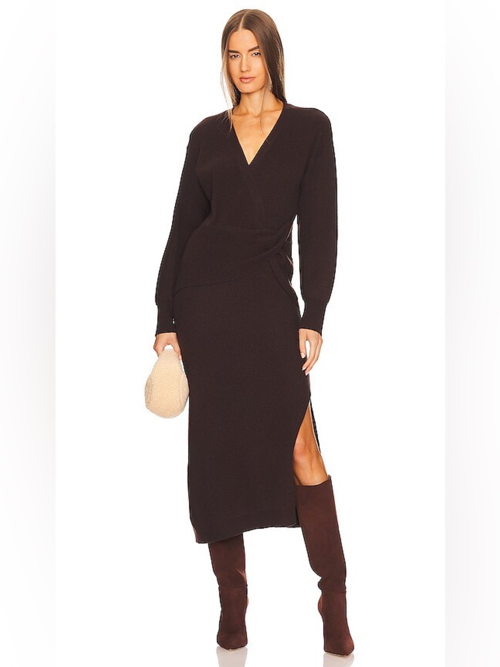 Jonathan Simkhai Judith Wool Blend Midi Dress NWT